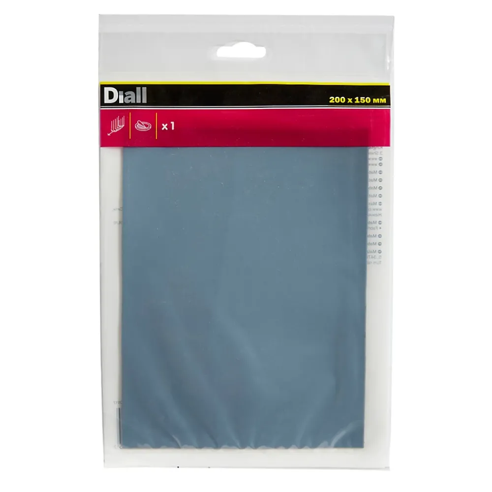Diall Patin auto-adhésifs 200 x 150 mm x 1, noir + gris/bleu