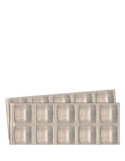 Scotch Patin, Feutre Et Embout-Patin bumper antichoc carré transparent 13 x 13 mm, lot de 10