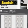 Scotch Patin bumper antichoc rond transparent ø8 mm, lot de 16