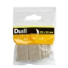 Diall Patin, Feutre Et Embout-Patin en feutre auto-adhésifs 35 x 24 mm x 8, beige