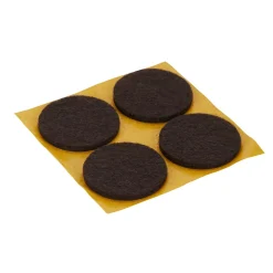 Diall Patin en feutre auto-adhésifs 34 mm x 4, marron