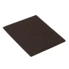Diall Patin, Feutre Et Embout-Patin en feutre marron 80 x 100 mm