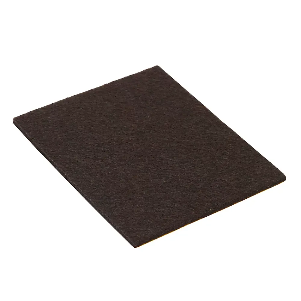Diall Patin, Feutre Et Embout-Patin en feutre marron 80 x 100 mm
