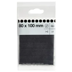 Diall Patin, Feutre Et Embout-Patin en feutre marron 80 x 100 mm