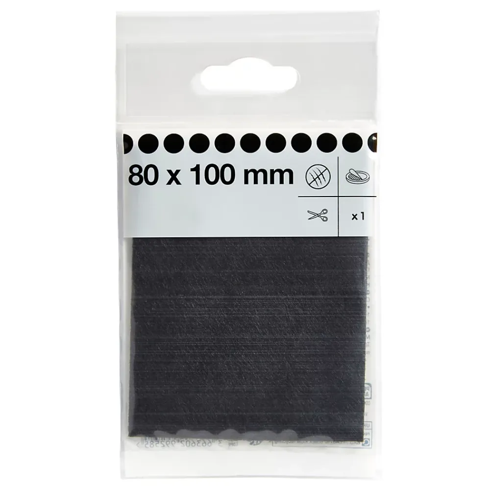 Diall Patin, Feutre Et Embout-Patin en feutre marron 80 x 100 mm