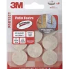3M Patin, Feutre Et Embout-Patin feutre adhésif ø 25 mm, 8 pièces