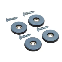 Diall Patin vissés 25 mm x 4, noir + gris/bleu