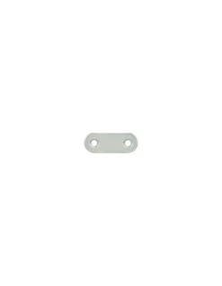 Thirard Patte d'assemblage, 40x15mm, bouts ronds, acier zingué -