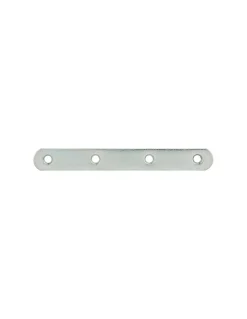 Thirard Patte d'assemblage, 120x15mm, bouts ronds, acier zingué -