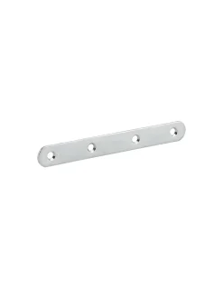 Thirard Patte d'assemblage, 120x15mm, bouts ronds, acier zingué -