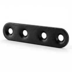 Diall 4 Pattes d'assemblage Acier Noir L.80 x H.15 x EP.2mm