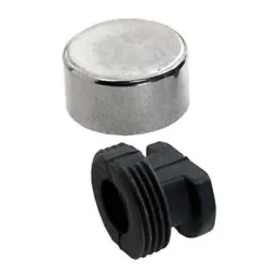 Diall 4 pattes à glace Laiton chromé ø18 mm x EP. 6 mm