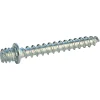 Somatherm Patte à vis à bois en acier à épaulement filetage M7/150 longueur 80 mm, lot de 25