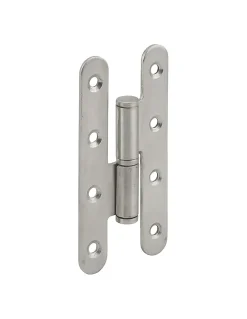 Thirard Paumelle De Porte, Meuble Et Fenêtre-Paumelle de Paris porte d'entrée / d'intérieur, 110x55x2.5mm, inox, gauche -