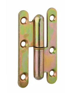 Thirard Paumelle de Paris porte d'entrée / d'intérieur, 80x45mm, acier, droite -