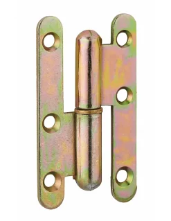 Thirard Paumelle de Paris porte d'entrée / d'intérieur, 80x45mm, acier, gauche -