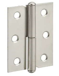 Thirard Charnière D'Ameublement-Paumelle de porte de meuble / porte légère, 50x40mm, acier, droite -