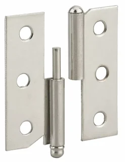 Thirard Paumelle de porte de meuble / porte légère, 50x40mm, acier, gauche -