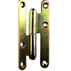 QCL Paumelle De Porte, Meuble Et Fenêtre-Paumelle droite bronze 80 x 40 mm