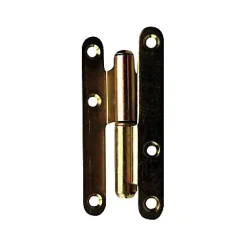 QCL Paumelle gauche bichromatée pour bâtiment 110 x 60 mm