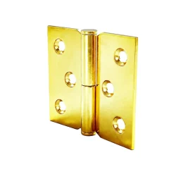 QCL Paumelle De Porte, Meuble Et Fenêtre-Paumelle laitonnée 50 x 40 mm gauche vendue par 2
