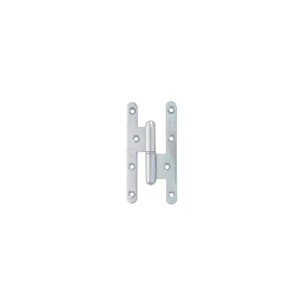 Torbel Paumelle menuiserie bois droite bouts ronds - Argent 70 Droite