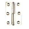 QCL Paumelle nickelée 60 x 40 mm gauche vendue par 2