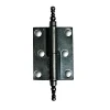 Diall Paumelle De Porte, Meuble Et Fenêtre-Paumelle à vase acier vieux fer 50 x 40 mm droite vendue par 2