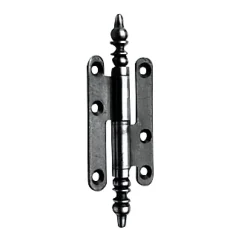 QCL Paumelle à vase acier vieux fer Diall 80 x 45 mm droite