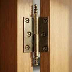 Diall Paumelle De Porte, Meuble Et Fenêtre-Paumelle à vase acier vieux laiton 50 x 40 mm droite vendue par 2