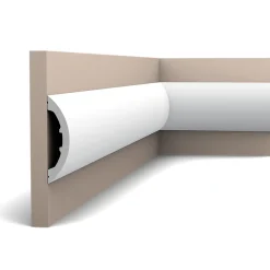 Orac Decor P3070 Cimaise murale - 12,5x3x200cm (h x p x L) - Pack 2 pièces