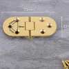Deko Paumelle De Porte, Meuble Et Fenêtre-4 PCS charnière de table, Flip Charnière en laiton massif à rabat, pour tiroir, table, bureau, machine à coudre
