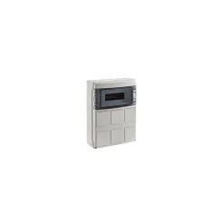 Ide Tableau Électrique Pré-Équipé-Pcsn12pt - Coffret Pour Prise étanche Ip65 - Prédécoupage 6 Prises - 1 Rangée De 12 Modules - Star