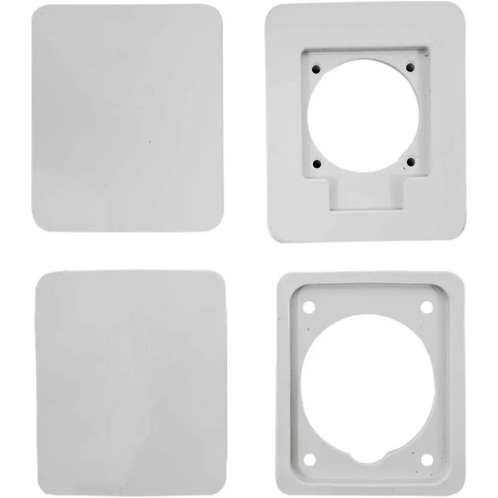Ide Pcsn6pt - Coffret Pour Prise étanche Ip65 - Prédécoupage 2 Prises - 1 Rangée De 6 Modules - Star