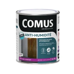 Comus PEINTURE ANTI-HUMIDITE 0.75L- Primaire et finition hydrofuge -