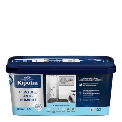 Ripolin Etanchéité Du Mur Intérieur-Peinture anti-humidité intérieur satin gris souris 2,5L