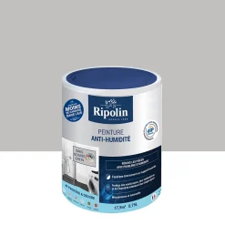 Ripolin Etanchéité Du Mur Intérieur-Peinture anti-humidité intérieur satin gris souris 0,75L