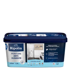 Ripolin Peinture anti-humidité intérieur satin lin L
