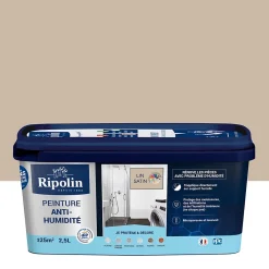 Ripolin Peinture anti-humidité intérieur satin lin L