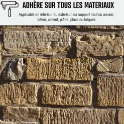 Arcane Industries Etanchéité Du Mur Intérieur-Peinture anti humidité mur humide salle de bain - ARCASCREEN - 2.5 L (jusqu'à 10 m²) -