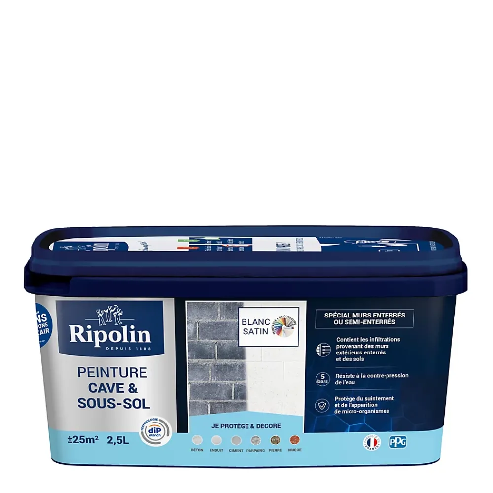 Ripolin Peinture cave & sous-sol intérieur satin L