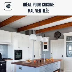 Arcane Industries Peinture cuisine lavable, mur et plafond Gris Anthracite - RAL 7016 - 10 L -
