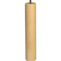 Pied De Meuble-Pied cylindrique ø50 x 360 mm en hêtre
