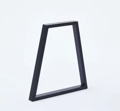 Mottez Pied De Meuble-Pied de banc modèle trapèze H. 40 cm métal noir