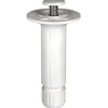 Pied De Meuble-Pied de caisson plastique H. 100 mm x ø28 blanc à vis
