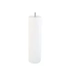 Bar plus Pied De Meuble-Pied de lit cylindrique en hêtre blanc H. 25 x Ø6,8 cm