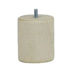 Bar plus Pied De Meuble-Pied de lit cylindrique H. 80 mm x ø68 mm brut