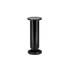 Bar plus Pied de lit réglable en aluminium noir H. 15 / 16,5 x L. 5,8 cm
