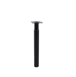 Bar plus Pied de lit réglable en aluminium noir H. 24 / 38 x L. 3 cm