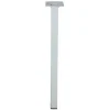 Diall Pied De Meuble-Pied de meuble blanc 25 x 25 x H. 100 mm